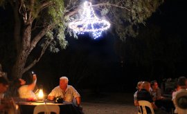 An Outback chandelier