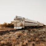 Silver-tails rail sunset